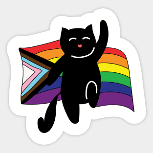 Super Pride Cat Sticker